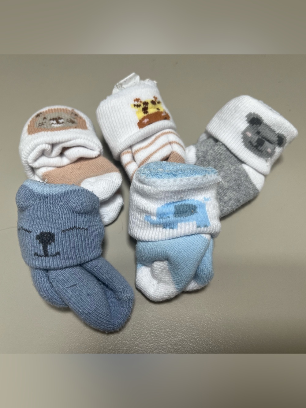 Adorable Newborn Animal Sock Bundle